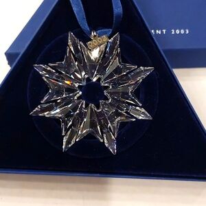 Swarovski Crystal Limited Annual Edition 2003 Snowflake Ornament